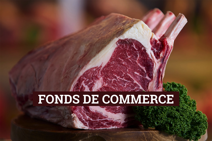 A vendre fonds de COMMERCE BOUCHERIE, CHARCUTERIE, ROTISSERIE, TRAITEUR