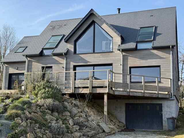 Maison moderne à ossature bois dans un village proche Bellême