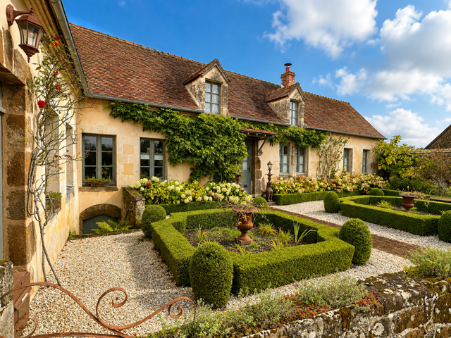 Maison pleine de charme à LA PERRIERE avec jardin paysagé.